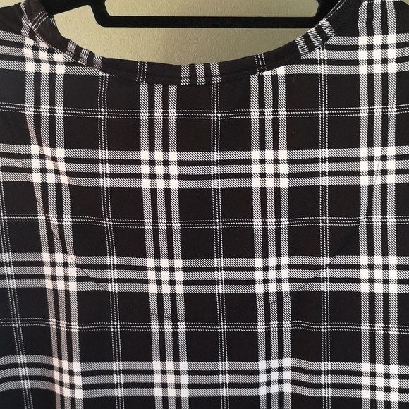 Cynthia Rowley Super Soft Plaid Long Sleeve Rounded Hem Snap Front Closure Sz L - Picture 8 of 8